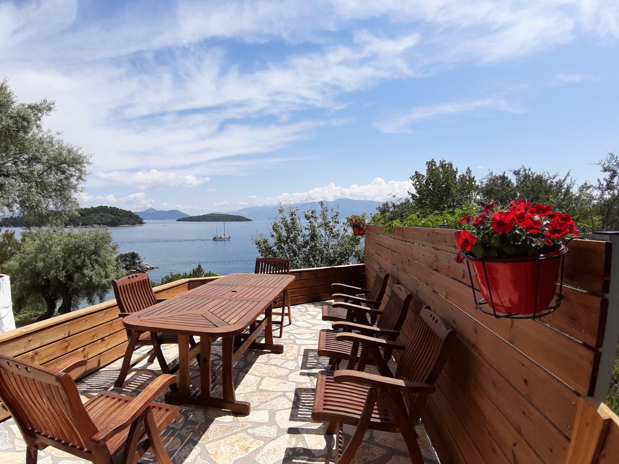 Villa Korakias Seaview Yénion Exterior foto